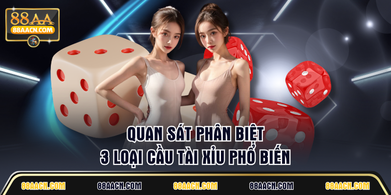 Quan sát phân biệt 3 loại cầu Tài Xỉu phổ biến